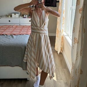 Anthropologie Striped Collared Dress